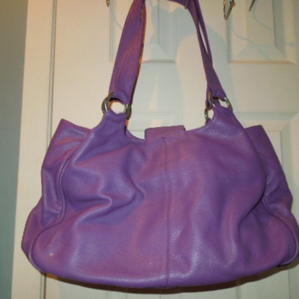 John Cole Extra Large Leather Tote W/Dustbag - Picture 2 of 8